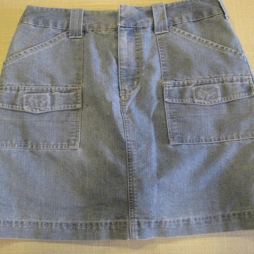 🌠5/$15 French Cuff Denim Skort